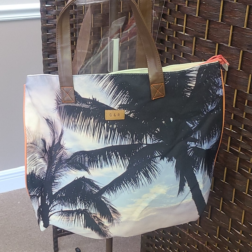Tropical beach handbag